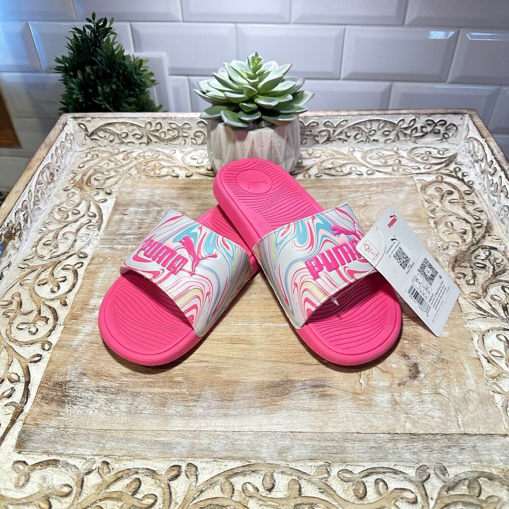 Puma Slide Sandals Size 4